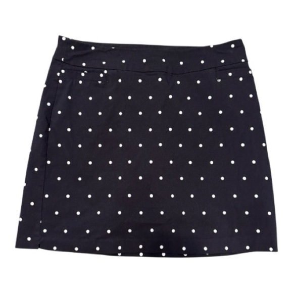 Kim Rogers Dresses & Skirts - Kim Rogers Black Polka Dot Skort | Size 18 | Stretchy | Built-In Shorts